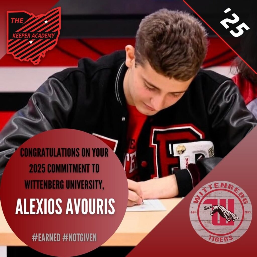 Alexios Avouris, 2025 goalkeeper commit to Wittenberg University