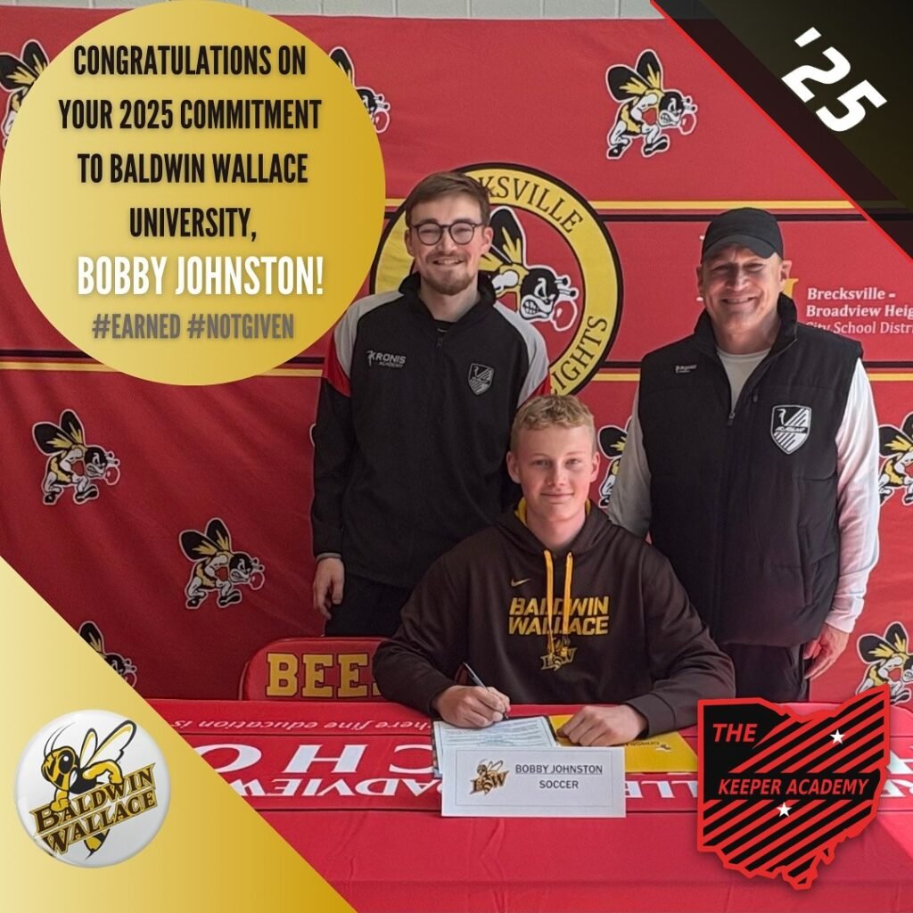 Bobby Johnston, 2025 goalkeeper commit to Baldwin Wallace University