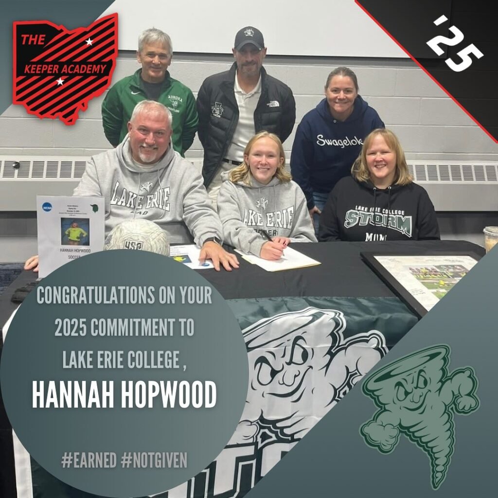 Hannah Hopwood, 2025 goalkeeper commit to Lake Erie College