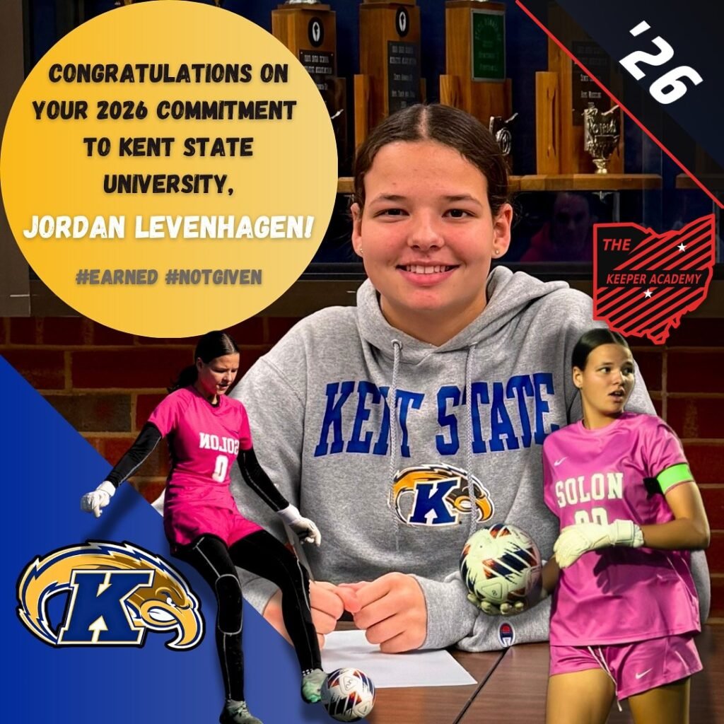 Jordan Levenhagen, 2026 goalkeeper commit to Kent State University