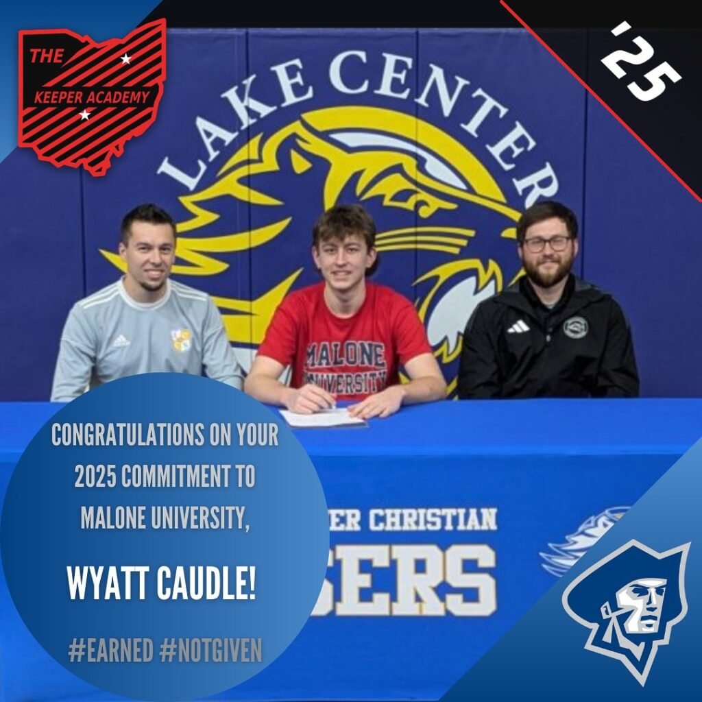Wyatt Caudle, 2025 goalkeeper commit to Malone University